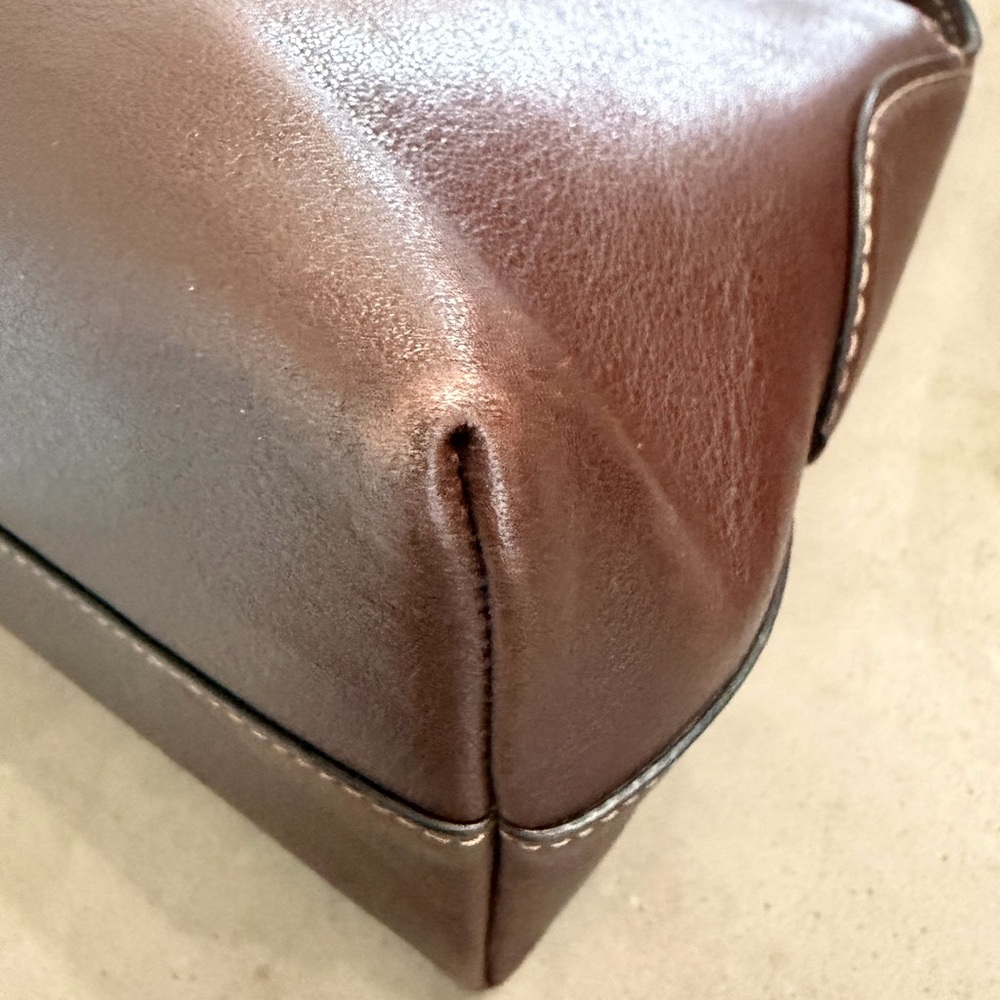 COACH maple Chelsea 30  Shoulder Bag with Gold Accent - Picture 9 of 11